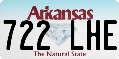 AR license plate 722LHE