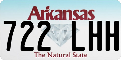 AR license plate 722LHH