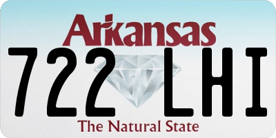 AR license plate 722LHI