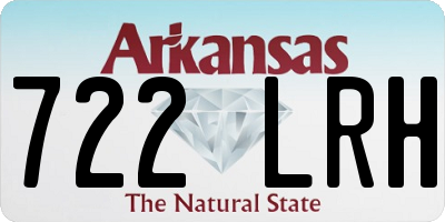 AR license plate 722LRH