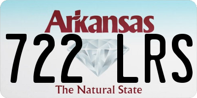 AR license plate 722LRS