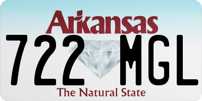 AR license plate 722MGL