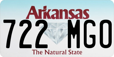 AR license plate 722MGO