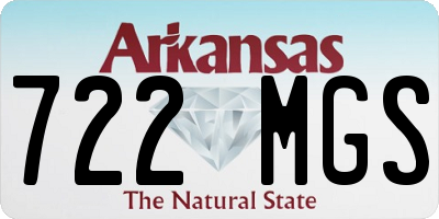 AR license plate 722MGS