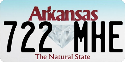 AR license plate 722MHE