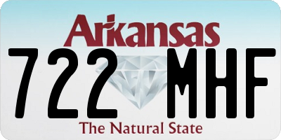 AR license plate 722MHF