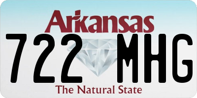 AR license plate 722MHG
