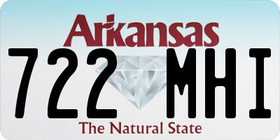 AR license plate 722MHI