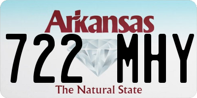 AR license plate 722MHY