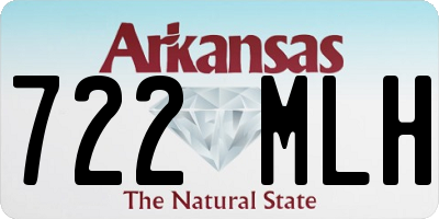AR license plate 722MLH