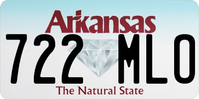 AR license plate 722MLO