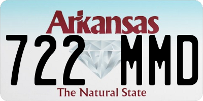 AR license plate 722MMD