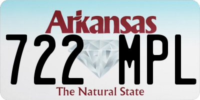AR license plate 722MPL