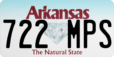 AR license plate 722MPS