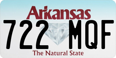 AR license plate 722MQF