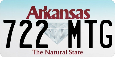 AR license plate 722MTG