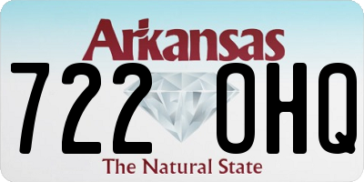 AR license plate 722OHQ
