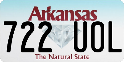 AR license plate 722UOL