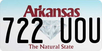 AR license plate 722UOU