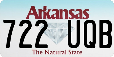 AR license plate 722UQB