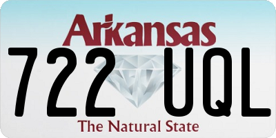 AR license plate 722UQL