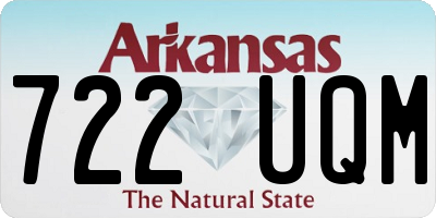 AR license plate 722UQM
