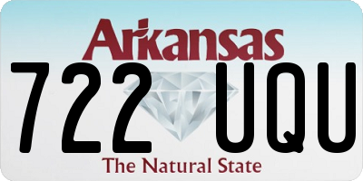 AR license plate 722UQU