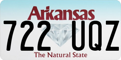 AR license plate 722UQZ