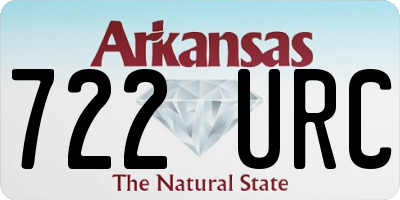 AR license plate 722URC