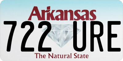 AR license plate 722URE