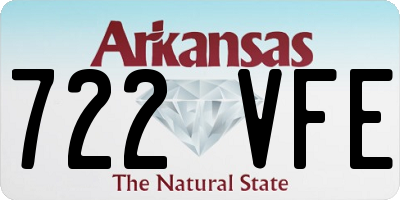 AR license plate 722VFE