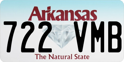 AR license plate 722VMB