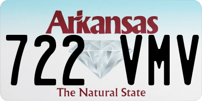AR license plate 722VMV