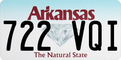 AR license plate 722VQI