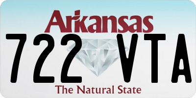 AR license plate 722VTA
