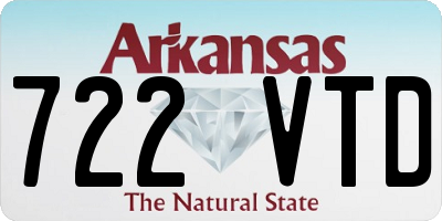 AR license plate 722VTD