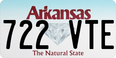 AR license plate 722VTE