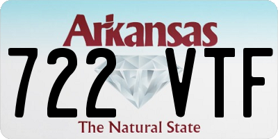 AR license plate 722VTF