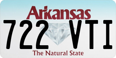 AR license plate 722VTI