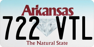 AR license plate 722VTL