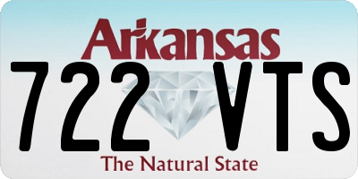 AR license plate 722VTS