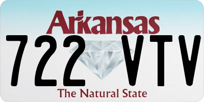 AR license plate 722VTV