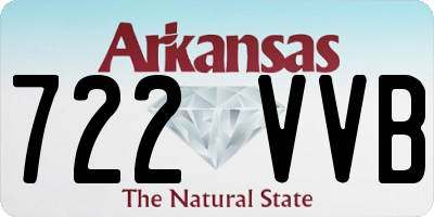 AR license plate 722VVB