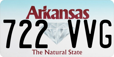 AR license plate 722VVG