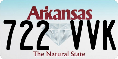 AR license plate 722VVK