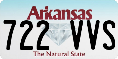 AR license plate 722VVS