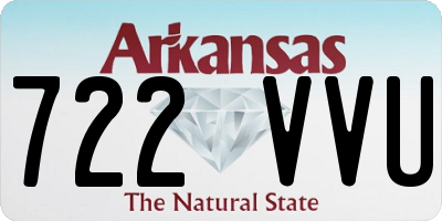 AR license plate 722VVU