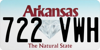 AR license plate 722VWH