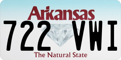 AR license plate 722VWI