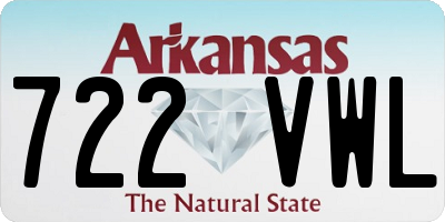 AR license plate 722VWL